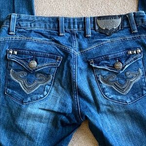 EUC Express Rerock Bootcut Jeans Size 27